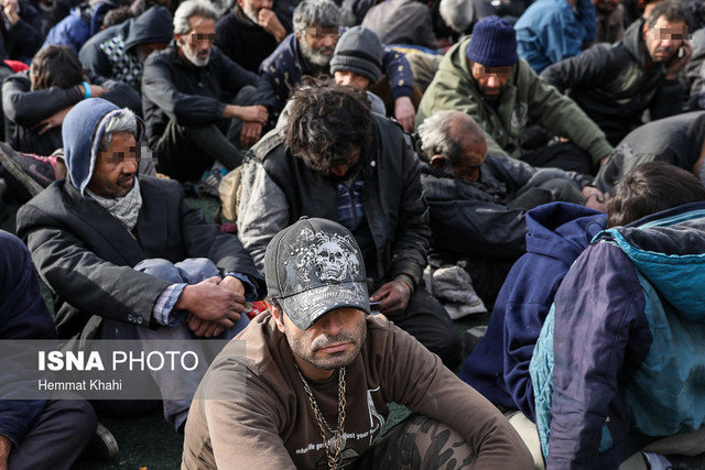 جمع‌آوری بیش از ۳۰۰۰ معتادمتجاهر در تهران/ بازداشت حدود ۷۰۰ موادفروش