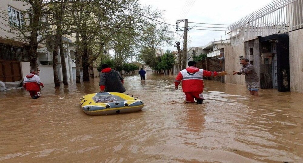 هشدار و آماده‌باش هلال احمر برای بارش شدید باران و وزش باد در ۶ استان