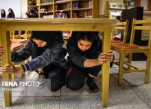 مانور سراسری زلزله با شعار «مدرسه ایمن، جامعه تاب آور»