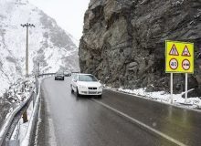 هشدار پلیس راه در خصوص برف و باران و لغزندگی در جاده‌های استان سمنان