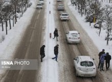 بارش برف و باران در جاده‌های ۲۶ استان کشور/جاده چالوس سه روز مسدود می‌شود