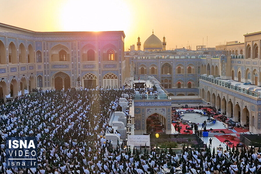 ویدیو/ عزاداری موکب «بنی عامر» در نجف اشرف در رثای حسین (ع)