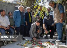 حضور جمعی از سینماگران در قطعه هنرمندان